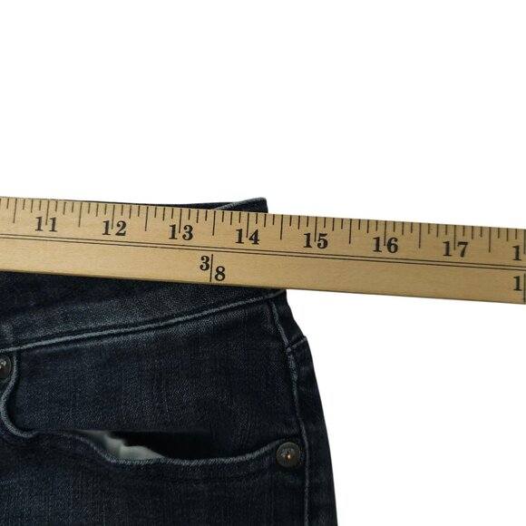 American Eagle Extreme Flex Slim Jeans Mens 30x31 READ Dark Wash Mid Rise - Picture 14 of 16